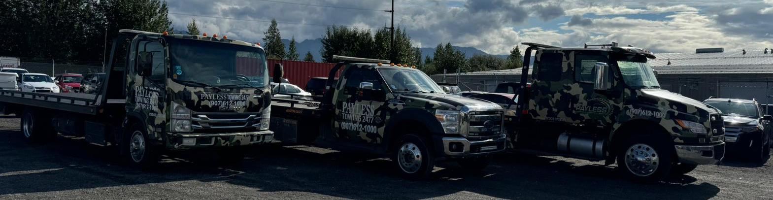 Payless Towing truck in Anchorage