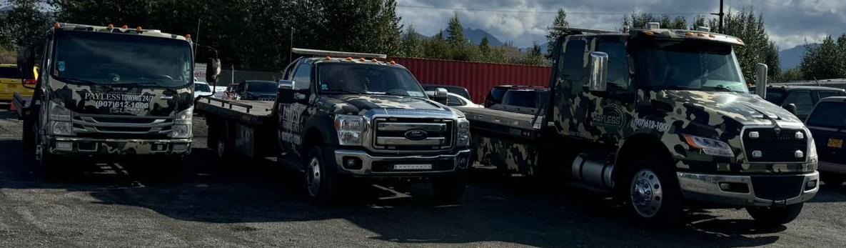 Payless Towing truck in Anchorage